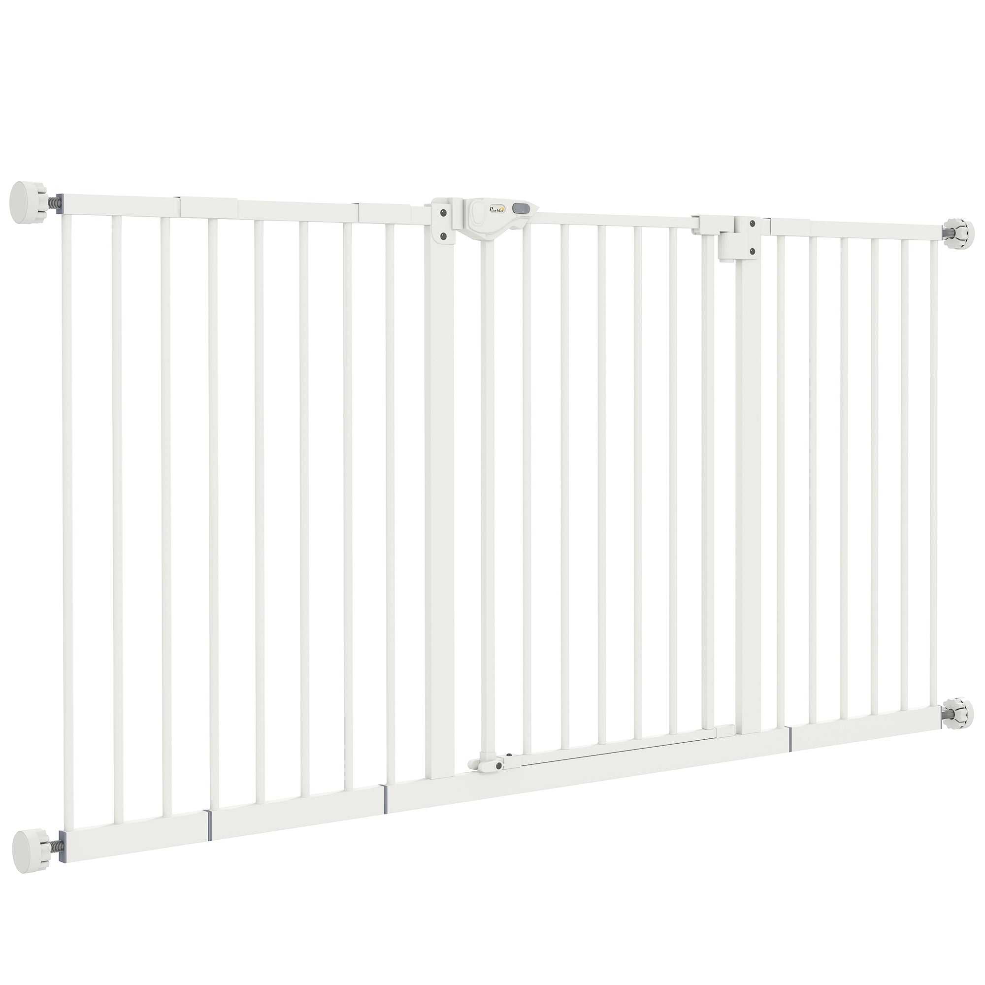 30 Inch Tall Pet Gate with Door Dog Gate and Barrier Indoor for Stairs