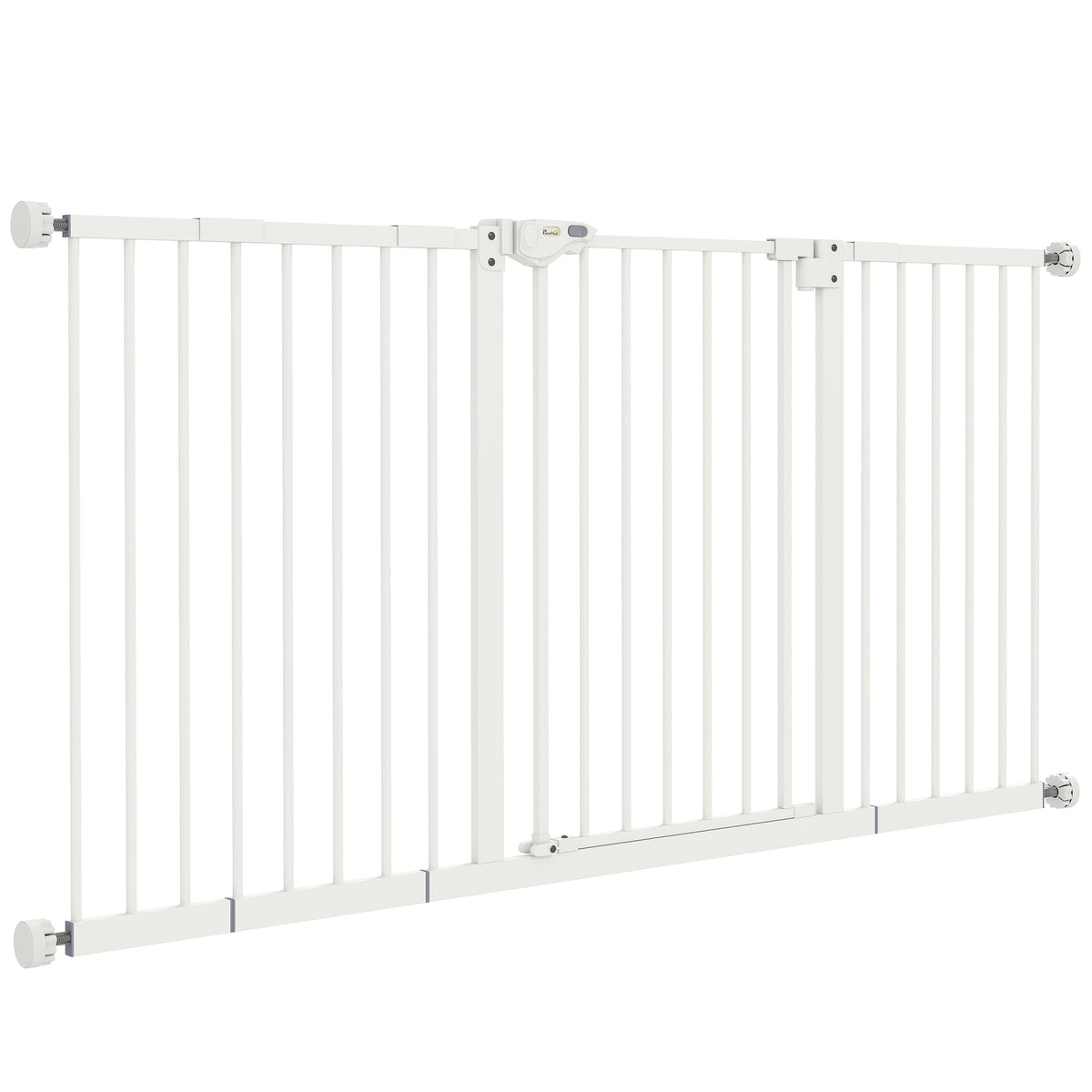 30 Inch Tall Pet Gate with Door Dog Gate and Barrier Indoor for Stairs