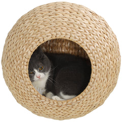 Cat Wall Shelf with Washable Cushion, Wall Mounted Cat Condo Furniture