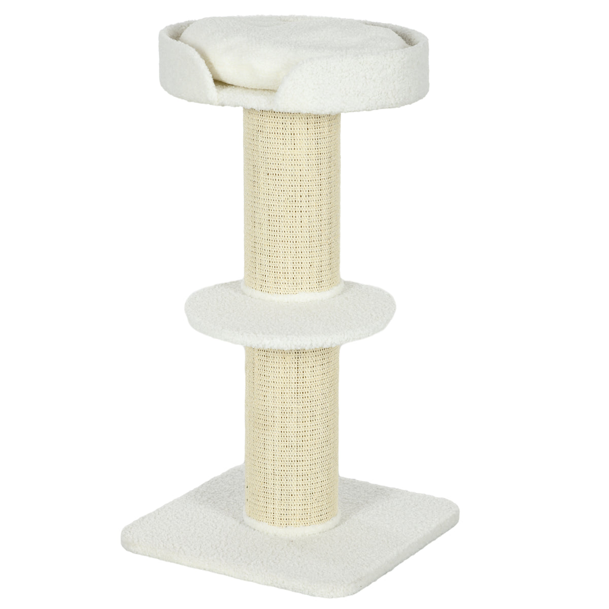 Cat Tree Kitty Tower with Sisal Mat Scratching Post, Cat Bed, Cushion, Perch