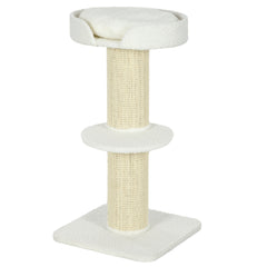 Cat Tree Kitty Tower with Sisal Mat Scratching Post, Cat Bed, Cushion, Perch