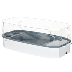 Turtle Tank Kit, Turtle Aquarium with Basking Platform, Water Pump, Filter