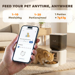Automatic Cat Feeder, 2.4G WiFi, Smart APP Control 8L Pet Feeder Dispenser 1-10 - view 3